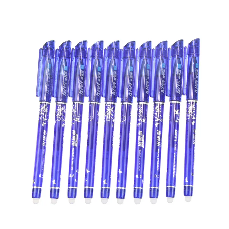 Оптовая продажа! Специальный 10 шт. стираемая ручка синий/черный/темно
