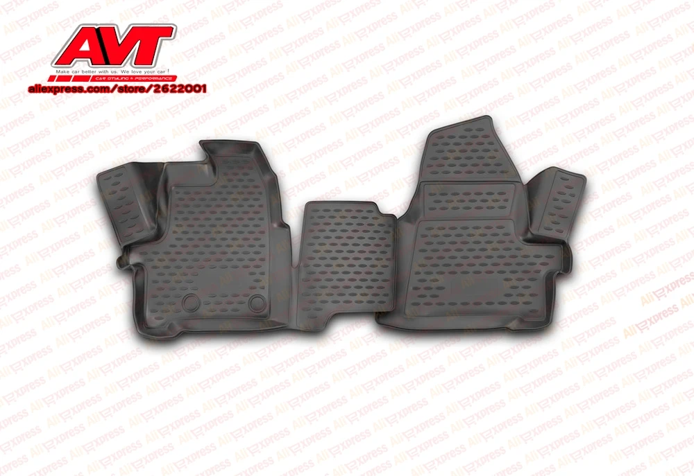 Чехол коврики для Ford Transit 2014 2015 резиновые Нескользящие аксессуары салона
