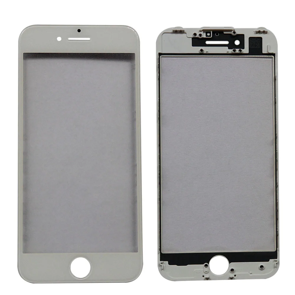 10PCS/lot Front LCD Touch Panel Cover for iPhone 7 Screen Glass Outer Lens with frame Replacement Parts + tools | Мобильные телефоны
