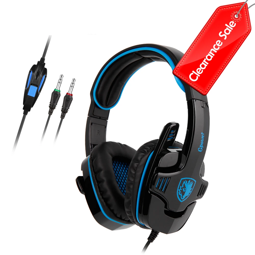 SADES GPOWER игровая гарнитура мм 3 5 геймер наушники стерео звук для ПК