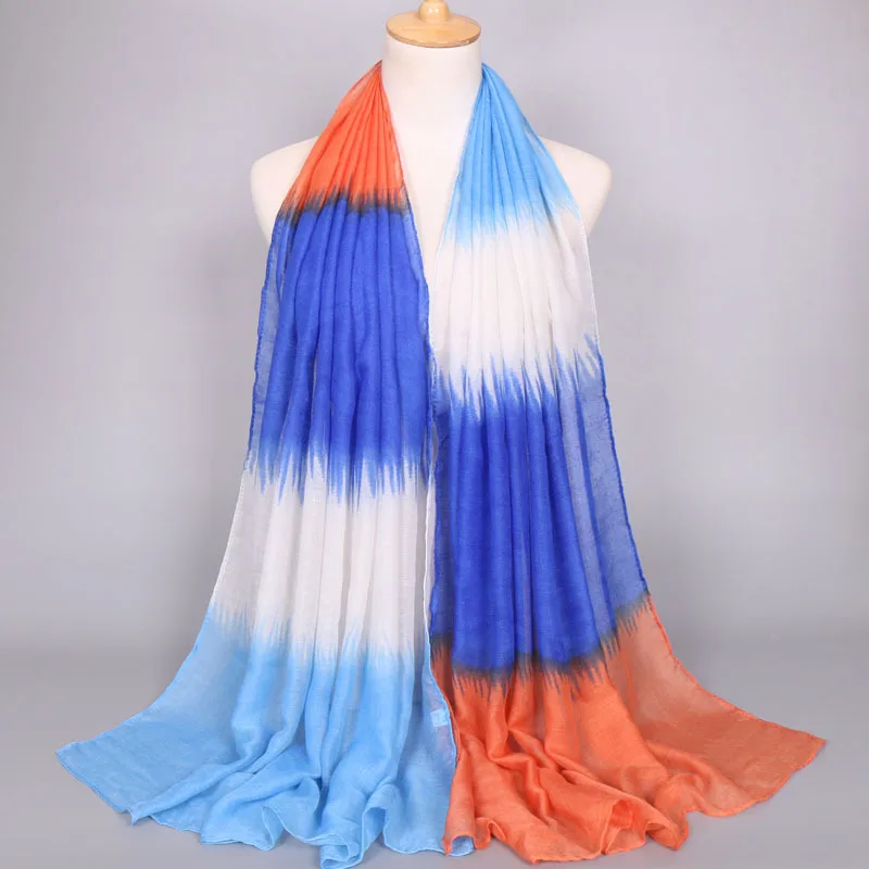 2018 платки Осенне зимняя Дамская обувь длинные большой в полоску геометрический