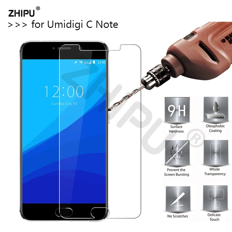 10 шт./лот Премиум закаленное Стекло для UMIDIGI C Note 5 дюймов Экран протектор
