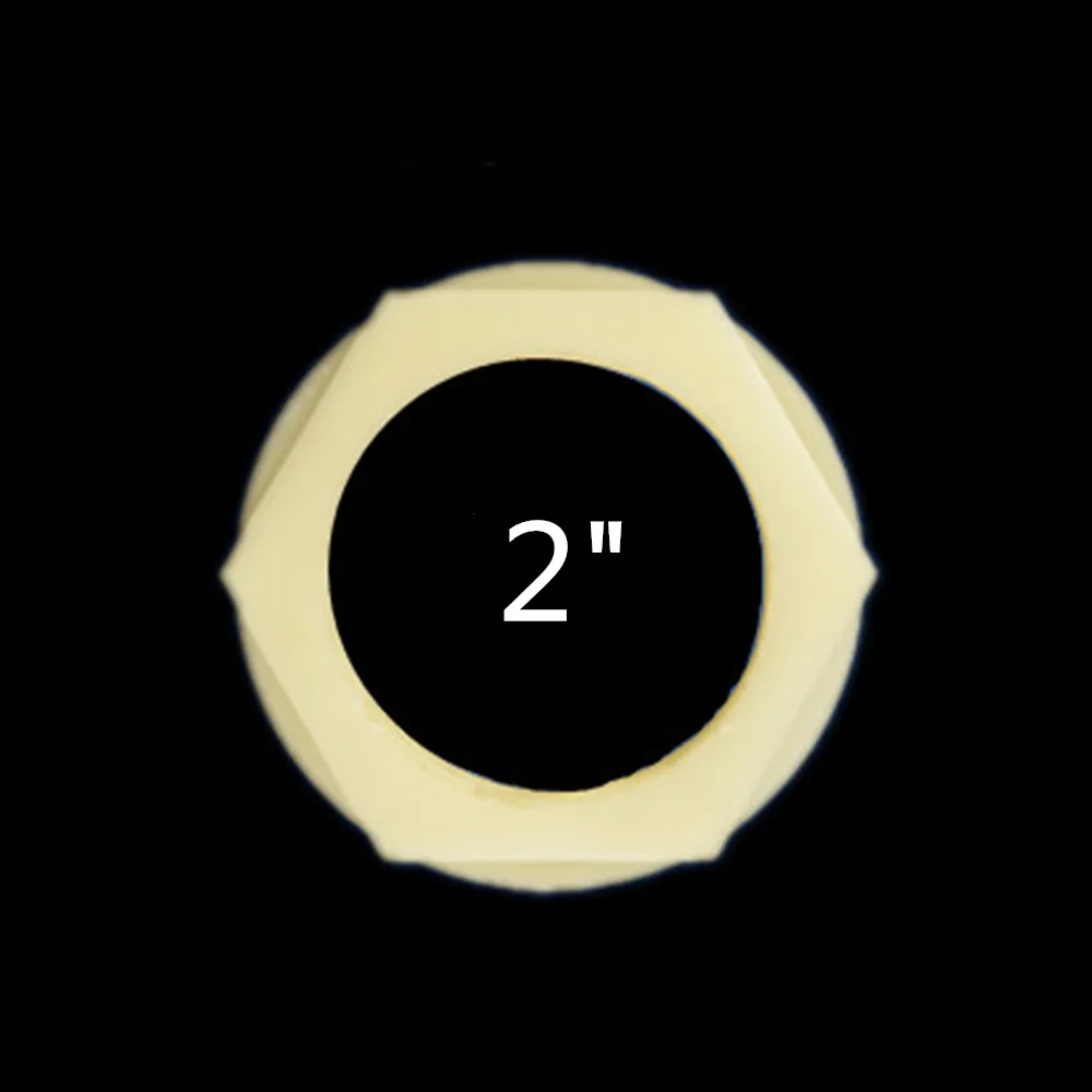 2cun 2pcs 10 шт. 1/" 1/4" 3/" 1/2" 3/" внутренняя резьба пластиковые гайки фиксирующая гайка наружная Шестигранная крепежная гайка с уплотнительным кольцом - Цвет: 2cun 2pcs