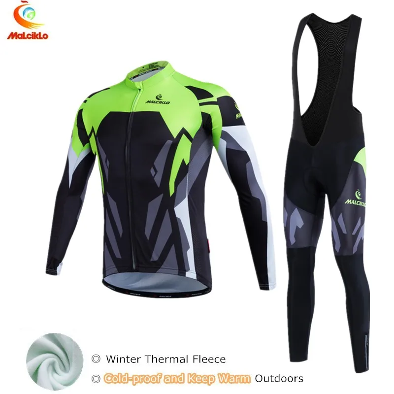 Зимний велосипедный костюм Maillot одежда теплый флисовый комплект одежды для
