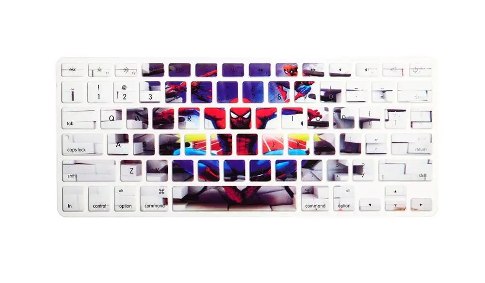 Защитная Клавиатура серии Super Hero для Macbook Air 13 дюймов чехол клавиатуры Pro 15 17 и
