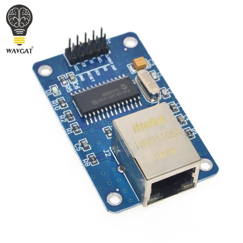 ENC28J60 LAN Ethernet сетевой модуль 25 МГц кристалл AVR 51 LPC STM32 3,3 В