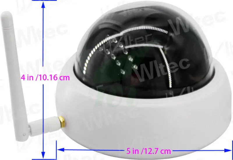 Sd-карта WI-FI 960 P ИК купольная Антивандальная plastice indoor CCTV Cam 1.3mp Onvif IP Камера движения