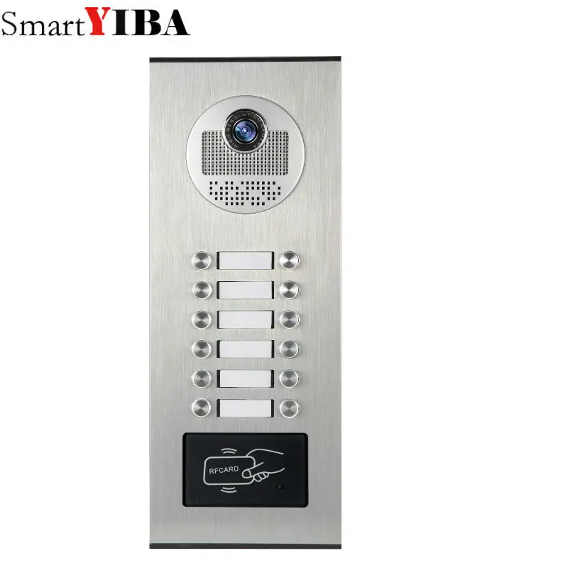 Видеодомофон SmartYIBA HD-камера с экраном 7 дюймов 12 шт. видеодомофон rfid-картой |