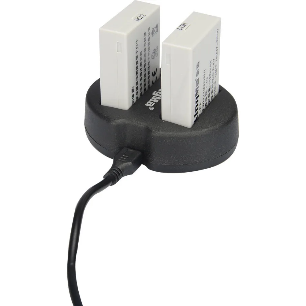 Зарядное устройство Probty 2 шт. 1800 мАч для Canon EOS Kiss X4 T2i 550D