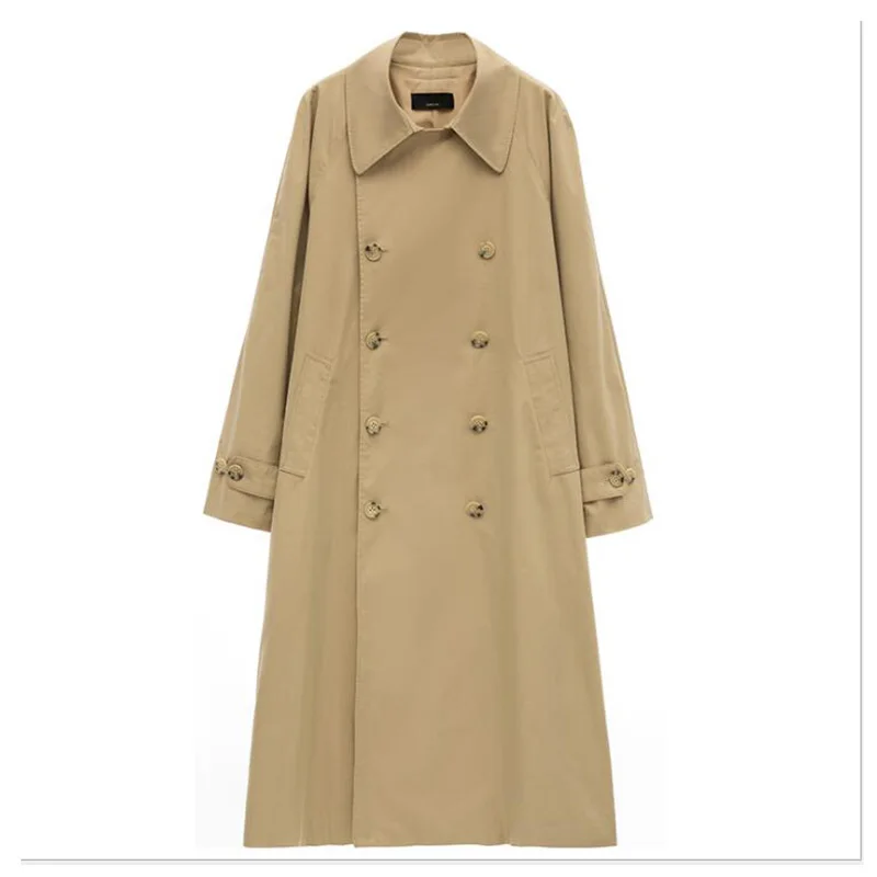 Новинка 2020 весенне-осенний женский однотонный Тренч Европейская мода офисное