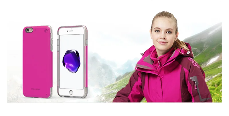 Оригинальный противоударный чехол Puregear DualTech Pro двухслойный для iPhone 8/7 4 7 дюйма в