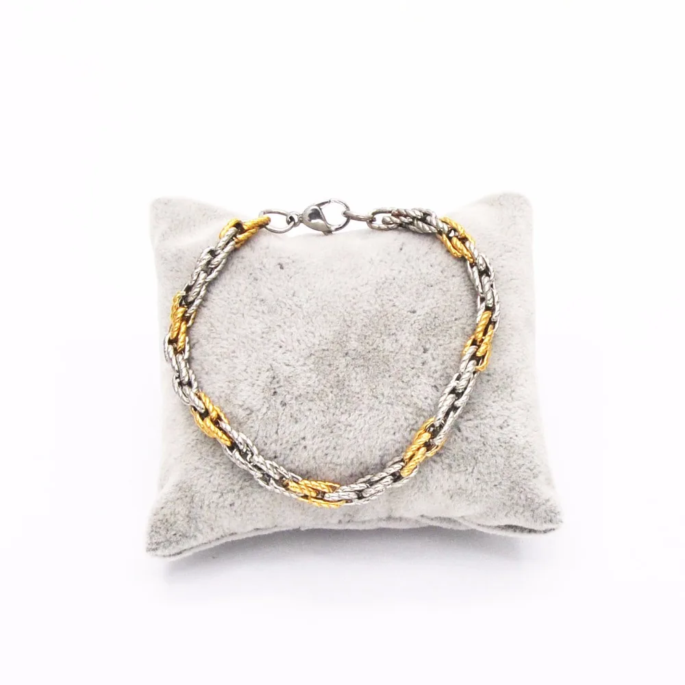 2019 хит продаж трендовая цепочка серебристого цвета браслет из нержавеющей стали