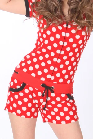 Мультфильм Kawaii Аниме Минни Летний комбинезон для сна женская пижама из хлопка с