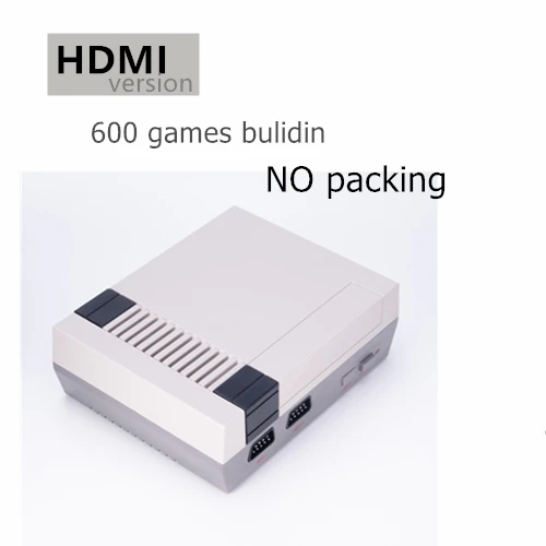 HDMI version 600 Ретро семейная HDMI Мини ТВ игровая консоль HD видео классические портативные игровые плееры встроенные 600 игры HD двойной геймпад управления - Цвет: HDMI version 600