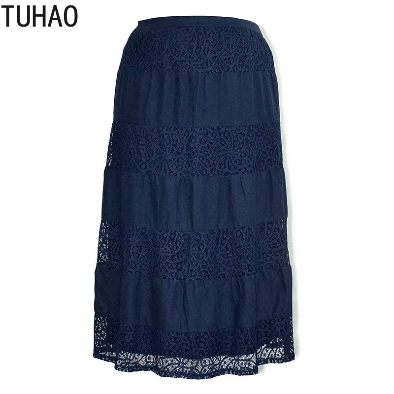 

Юбка женская кружевная длинная в богемном стиле, размеры до 3XL, 2XL