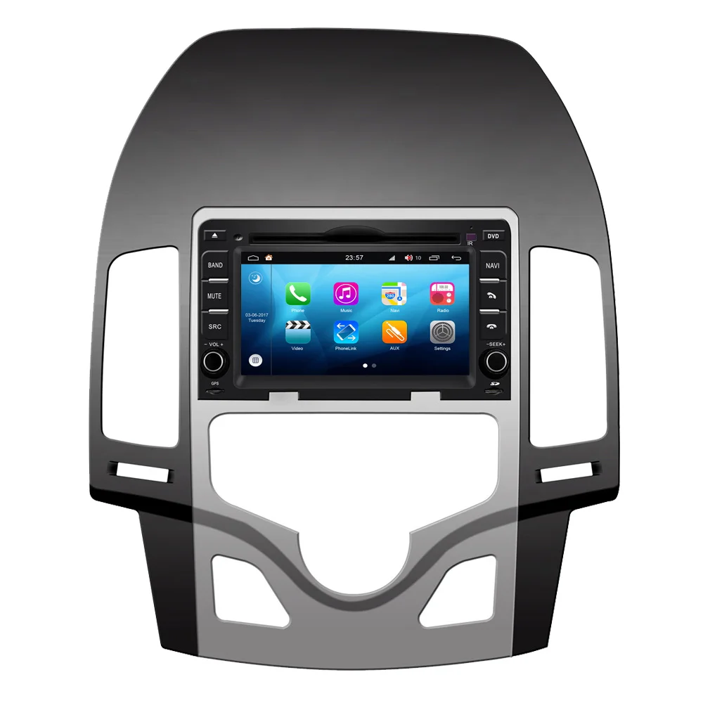 Для hyundai I30 2006-2011 Восьмиядерный Android 8,0 автомобильный DVD Радио Стерео Bluetooth мультимедийный плеер gps навигатор головное устройство