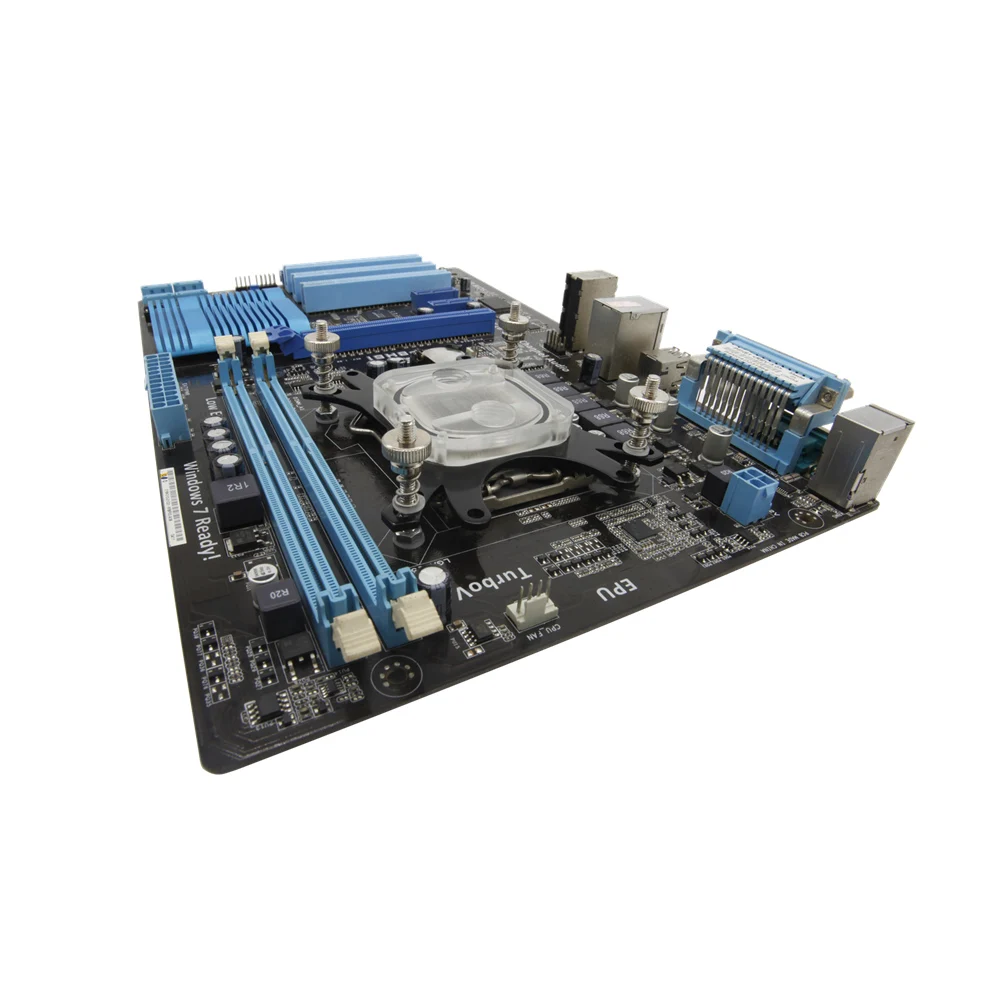 ALSEYE кулер для воды G1/4 DIY водяного охлаждения Процессор Cooler 50x50 мм базы LGA 775