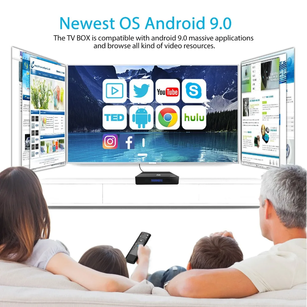 Android 9,0 tv box A95X F2 Amlogic S905X2 Поддержка 2,4g и 5g Wifi Bluetooth 1080p 4K Google плеер Netflix Youtube Smart tv box
