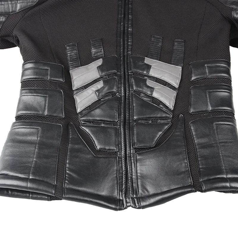 Бэтмен Косплэй Костюм Брюс Уэйн накидка The Dark Knight Rises PU Костюмы супергероя Наряд