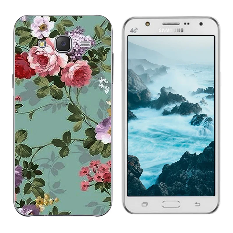5" for Samsung Galaxy J5 2015 Back Cover Ultrathin Soft TPU Funda J500 Phone Case Customized Painted Silicone Shell |
