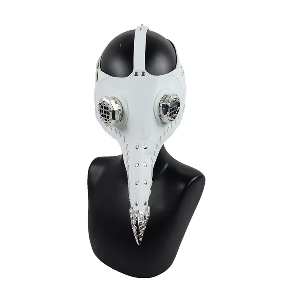 Стимпанк чумы врачи маски для лица Хэллоуин карнавал Кожа птица маска с клювом