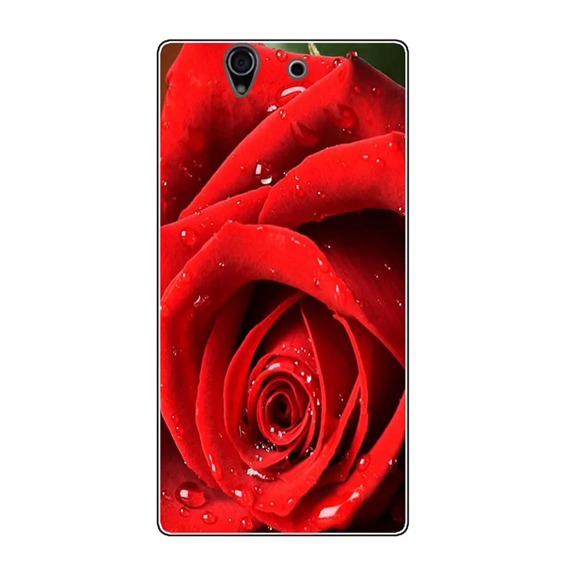 ZX01 Мягкие чехлы для телефонов из ТПУ для sony Xperia Z L36h C6602 5,0 дюймов C6603 L36i Чехлы Nutella Фламинго Сова тетрис Сумки Чехол бампер - Цвет: ZX01