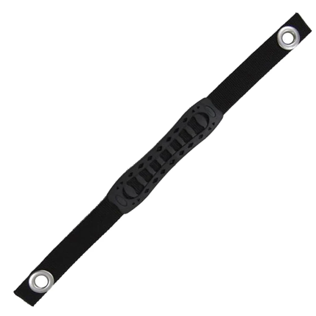 

Perfeclan 45cm Snorkeling Diving Backplate Carrying Handle Strap Non-slip Grip Scuba Diving Tank Webbing Accessories Black