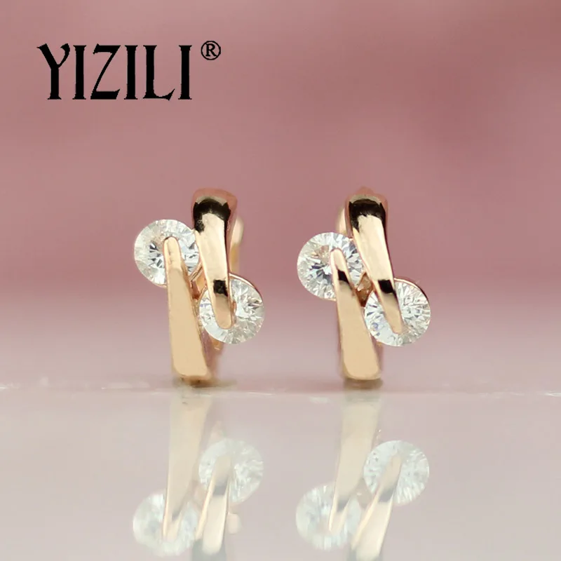 YIZILI Новые поступления простая мода 2 цвета круглые Висячие серьги натуральный