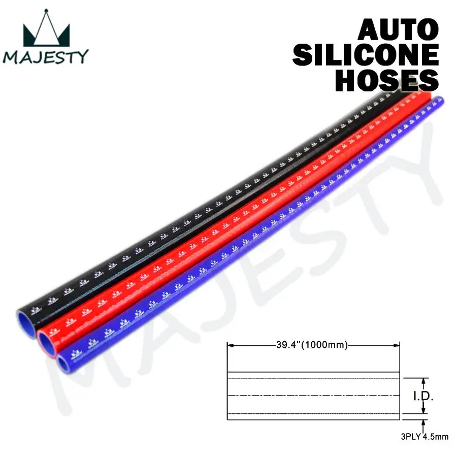 1Pcsx 1.1" / 28mm ID Straight Silicone Coolant Hose Pipe Tube L=1000mm / 1m