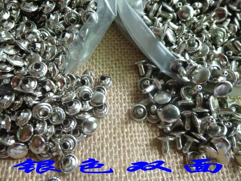 Много размеров на выбор 1000 набор железная сделано серебро двойная крышка