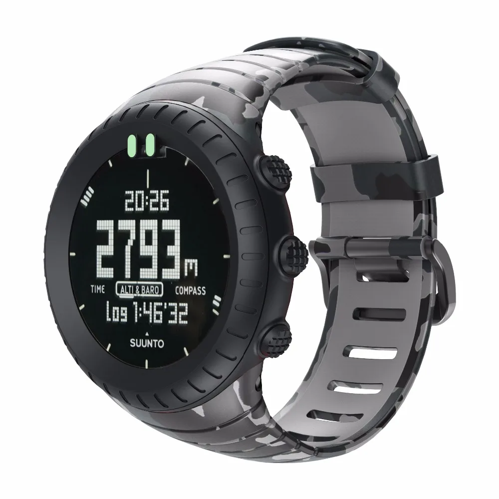 Ремешок для часов Hero Iand Suunto Core Классический мягкий ремешок из ТПУ сменный Браслет