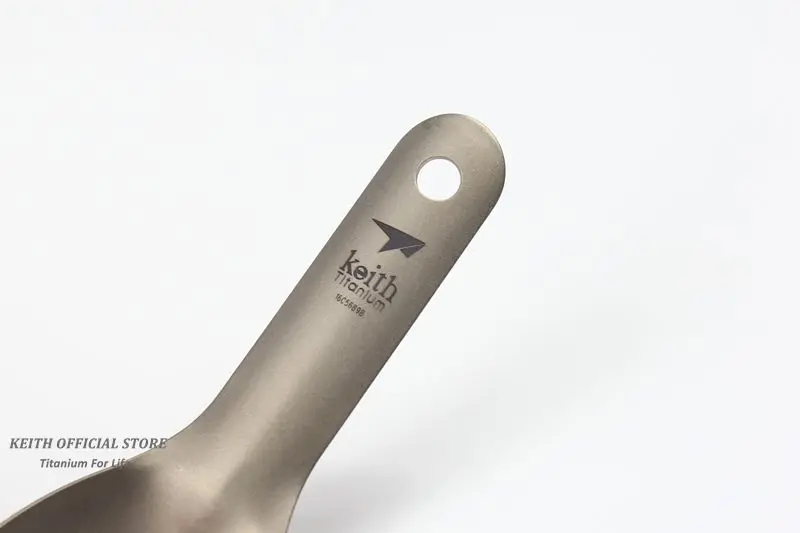Кейт Титан короткие Spork для детей отдых путешествия столовые приборы пикник Пеший Туризм удобно дети Вилка титановая ложка посуда для похода для пикника туризм и походы кемпинг 13.6 г Ti5312