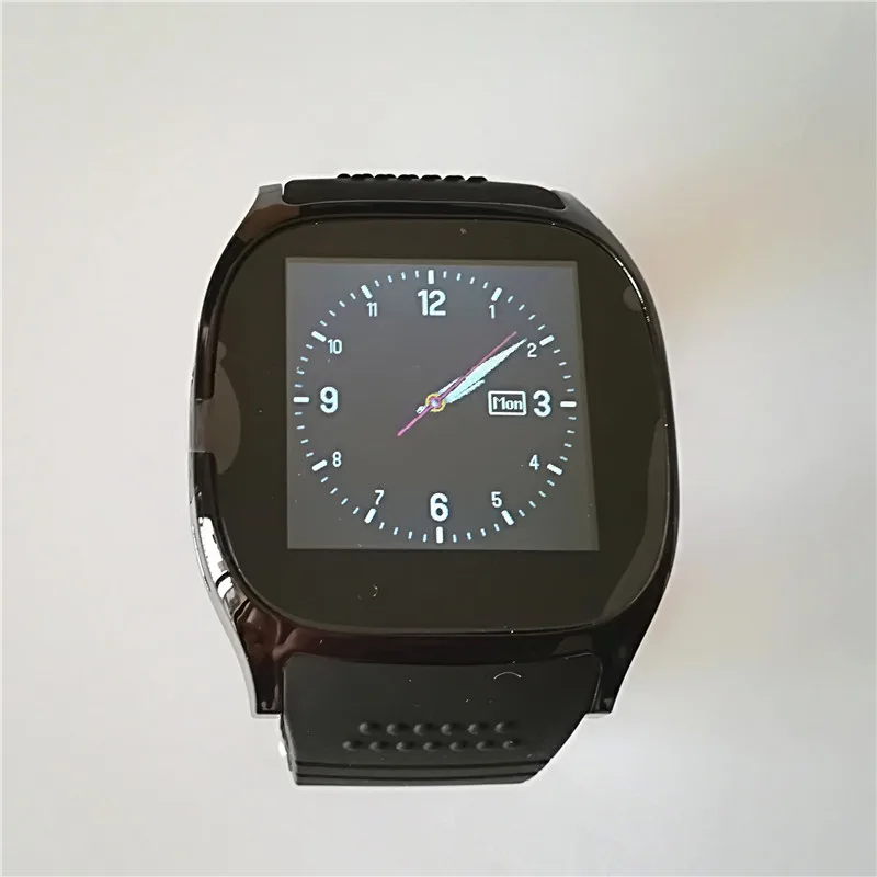 T8 Bluetooth Смарт часы с камерой музыкальный плеер Facebook Whatsapp Синхронизация SMS Smartwatch поддержка SIM TF карта для Android PK DZ09
