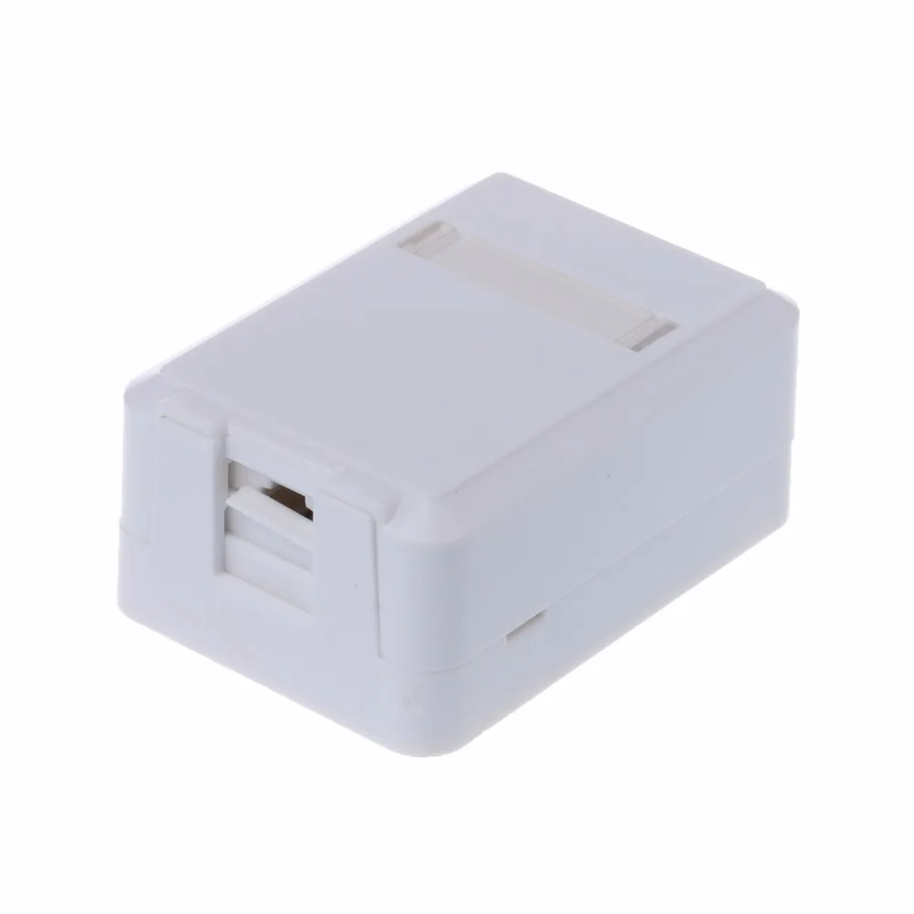 Коробка RJ с модулем Cat6 настольная коробка панель одним портом для RJ45 RJ11 сетевой