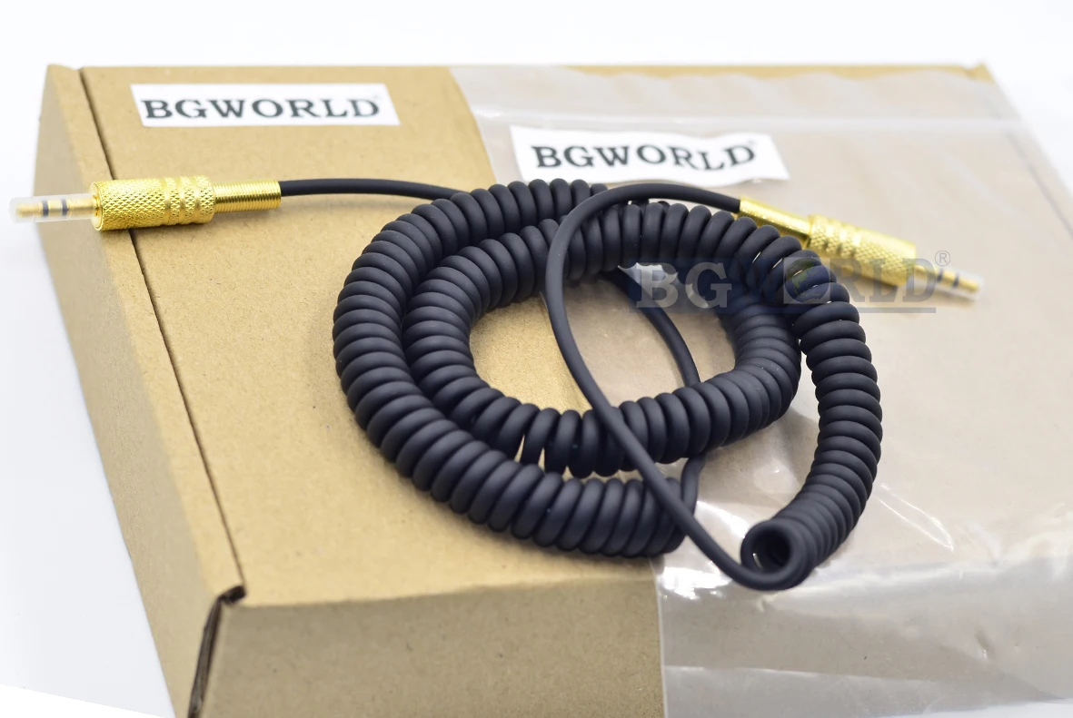 BGWORLD 3 5 мм аудиокабель с разъемом AUX Спиральный шнур для динамика Marshall Woburn новые