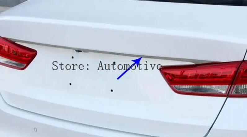 Подходит для KIA Оптима K5 2016 2017 Хром Задняя Крышка багажника Отделка Литья