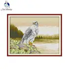 Joy Sunday, современные узоры для вышивки крестиком в виде сокола, рождественские наборы, подарок для начинающих