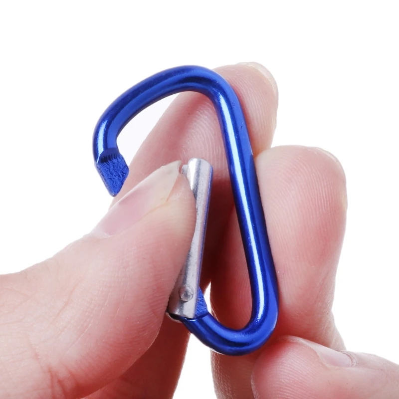 Популярно 10 шт 6 см Спорт на открытом воздухе Карабин Кемпинг Безопасности