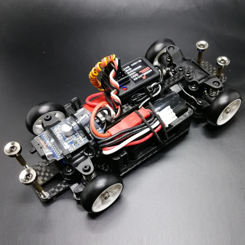 MINI-Q6 RTR 1/28 обновленная версия металлические отличия POM шины четыре привода дрейф углеродного волокна гоночная, матовая бесщеточный ру автомобиль