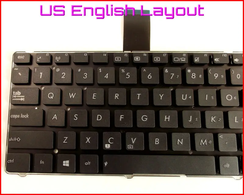 

New Keyboard US English Version for ASUS A45 A45A A45V A45VD A45VJ A45VM A45VS A45D A45DE A45DR Laptop No Frame