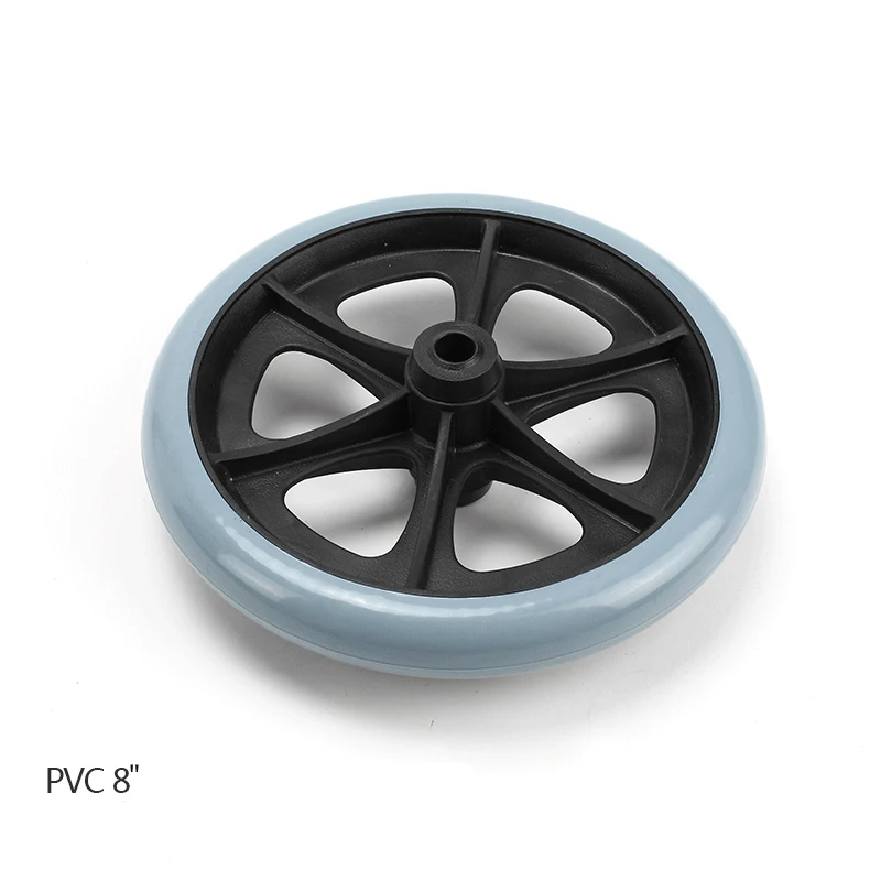 1 пара серые 8-дюймовые передние колеса для ручной инвалидной коляски колесики |
