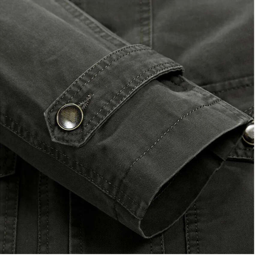 NaranjaSabor Men's Military Jackets Casual Spring Autumn Solid Male Coats Fashion Windbreakers Slim Fit Outerwear Clothing N471 | Мужская