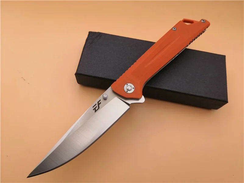 orange Складной нож Eafengrow EF35 D2 лезвие G10 ручка карманный EDC Складной Открытый кемпинг охотничий нож инструменты - Цвет: orange