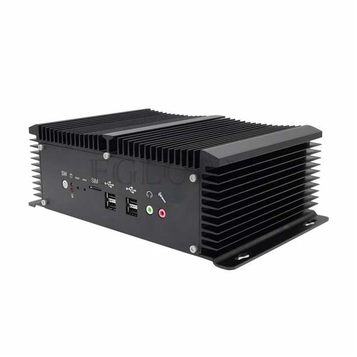 Eglobal 8-го поколения промышленный мини ПК i5 8250U четырехъядерный 2* DDR4 2* COM Windows 10 Pro Linux мини-маршрутизатор Настольный компьютер