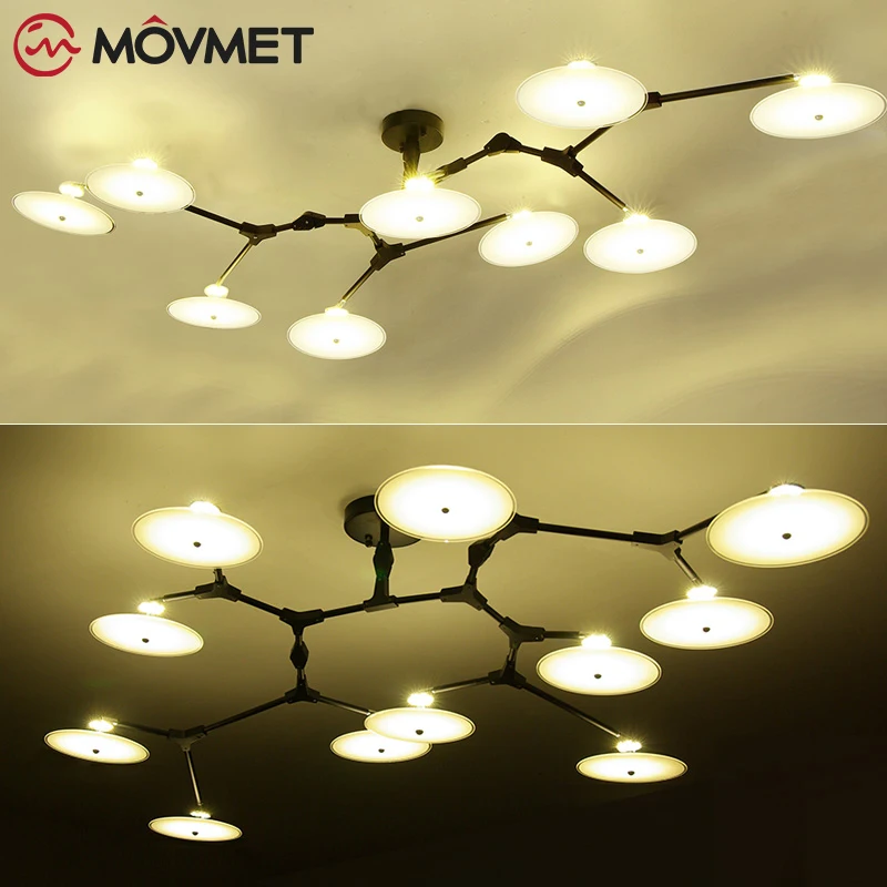 Vintage Modern LED Chandelier Spider Lustre Living room Lighting For Kitchen Restaurant Chandeliers Fixture Lights LED