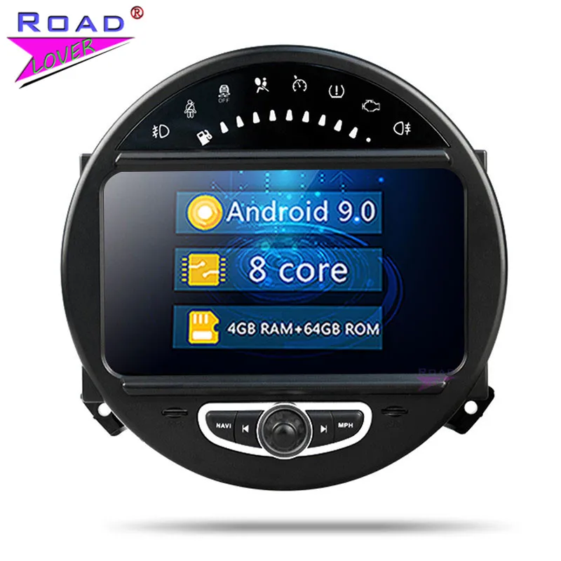 

Roadlover Android 9,0 Автомобильный мультимедийный радиоприемник для BMW Mini 2006-2013 Стерео GPS-навигация двойной Din автомагнитола Восьмиядерный видео