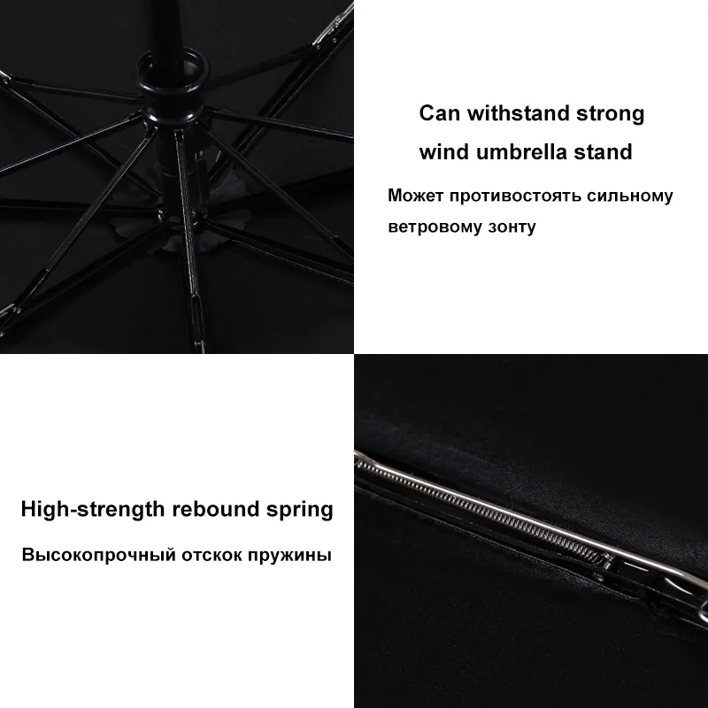 Quality Business Umbrella Rain Women Travel Strong Windproof Automatic Folding Compact Wholesale Price Outdoor Men | Дом и сад