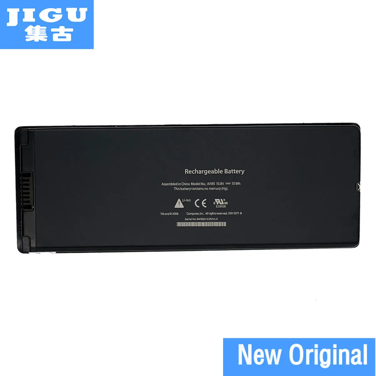 

JIGU A1185 Original Laptop Battery For APPLE MacBook 13" A1181 MA254 MA255 MA699 MA700 MB061 MB402 MC375 MB881 BLACK