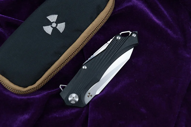 LEMIFSHE JK3287 G10 Флиппер D2 стальное лезвие + стальная ручка для отдыха на открытом