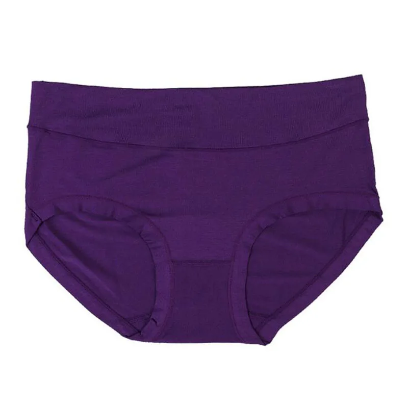 10pcs/lot Women's panty briefs Plus size 3XL no trace high elastic mid rise sexy bamboo fiber women's briefs 8831